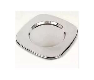 Plat rond Assiettes de mariage modernes plaquées cuivre Fait à la main en métal écologique pour les fêtes inspirées des designs élégants - Product Image 6