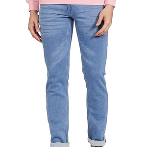 Pantalon en jean sur mesure pour hommes Pantalon en jean baggy, botte, droit, mince et plus décontracté Pantalon en jean élégant pour hommes Dernier design Pantalon en denim pour hommes - Product Image 4