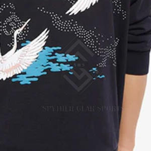 Sweat-shirts imprimés décontractés d'hiver de haute qualité fabriqués en usine, logo personnalisé, tissu polaire, vente en gros pour hommes - Product Image 6