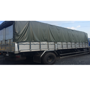 Le camion enduit de style uni tissé imperméable de tissu industriel de bâche de PVC résistant de haute qualité couvre des tailles personnalisées pour - Product Image 5