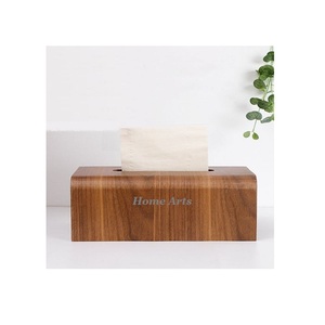 Newest Design Wooden Napkin Holder Greatest Quality Brown <b>Color</b> <b>Tissue</b> <b>Paper</b> Box For Wholesale Supplier - Product Image 5