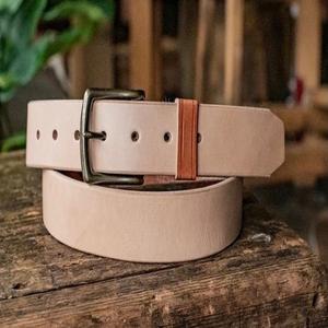 Cinturón de cuero genuino desgastado para hombre, 5MM de espesor, resistente, clásico, 100% puro, informal - Product Image 5