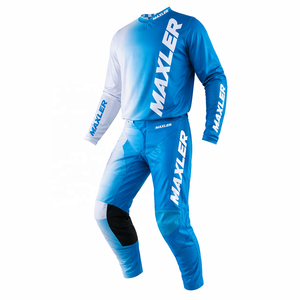 Traje Clásico de Motocross para Hombre y Mujer, de Alta Calidad, Duradero, Transpirable, de Secado Rápido, 100% Poliéster, Ropa Deportiva, Equipo de Motocross Unisex - Product Image 1