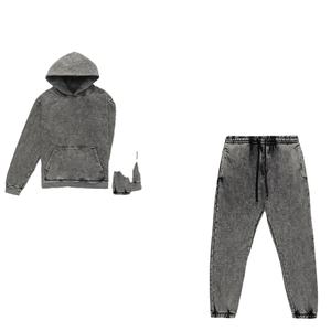 Chándal lavado con ácido para hombre liso de último diseño de alta calidad, precios bajos, chándal lavado con ácido para hombre hecho a medida sólido, nuevo - Product Image 4