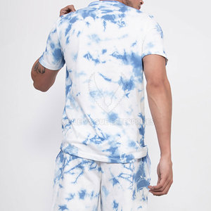 Ropa deportiva de verano para hombre, conjuntos de gemelos, camisetas transpirables de felpa francesa y pantalones cortos de chándal de algodón informal - Product Image 6