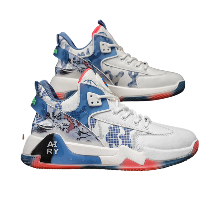 Men's Basketball Shoes 2023 New Style Wholesales Trade Fashionable Lace-Up Running Shoes Sports Shoes Casual Men's Footwear Man