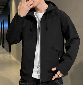 ANSZKTN Hommes 2024 Automne et Hiver Lâche Mode Belle Veste Décontractée Hommes Manteau - Product Image 2