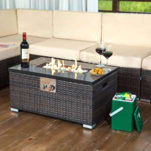 Gạch ngoài trời với mây cháy Pit cột Patio khí cháy Pit chúng tôi miễn phí vận chuyển - Product Image 1