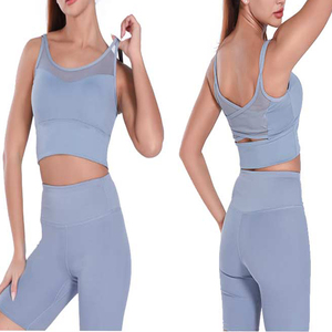 Sujetador deportivo OEM de alta calidad para mujer, Spandex/poliéster, transpirable, entrenamiento físico, correr, sujetador push-up, almohadillas extraíbles de talla grande - Product Image 2