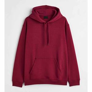 7.8 onces, 50/50 coton/poly polaire à capuche avec couleur marron poche kangourou sweat-shirts en gros hommes Bundle sweat à capuche uni - Product Image 6
