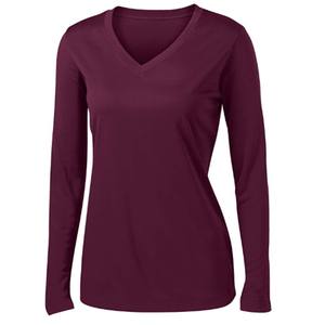 Women's Spandex/Cotton <b>Long</b> <b>Sleeve</b> Sport <b>Tops</b> Breathable Seamless Gym Fitness Tees Solid Plus Size Outdoor Casual Summer - Product Image 6