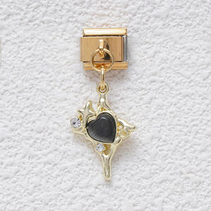 สร้อยข้อมือจี้เพชรทำด้วยมือแบบอิตาลีสร้อยข้อมือสแตนเลสสีสันสดใสรูปหมีน้อยจากอิตาลี - Product Image 3