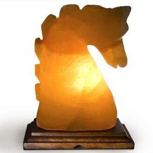 Lampe de sel en forme de tête de cheval fantaisie Technique sculptée avec emballage de boîte individuelle de Sian Enterprises - Product Image 4