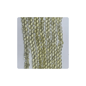 Cuarzo limón Natural de calidad superior facetado en forma de corazón 5mm 8 pulgadas hebra Rosa piedra de cuarzo limón Natural para la fabricación de joyas - Product Image 6