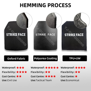 แผ่นเกราะ Uhmwpe เคฟลาร์เซรามิกอะลูมิเนียมออกไซด์ซิลิกอนคาร์ไบด์ทนทานแบบ TJ-OUTDOORS สำหรับอุปกรณ์ป้องกันส่วนบุคคล - Product Image 4