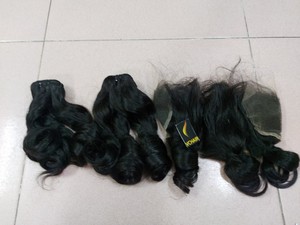 ผมต่อจากผมมนุษย์บริสุทธิ์ผม100% สำหรับทอเป็นมัดผมจากเวียดนาม - Product Image 5