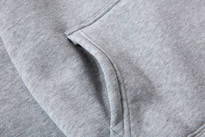 Sweats à capuche surdimensionnés en strass épais pour hommes de haute qualité 100% coton de luxe épais coton recadrée Hoodi - Product Image 2