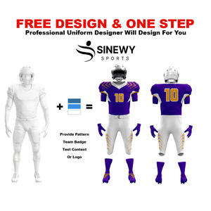 Uniformes de maillot de football américain de haute qualité pour l'entraînement des jeunes - Product Image 2