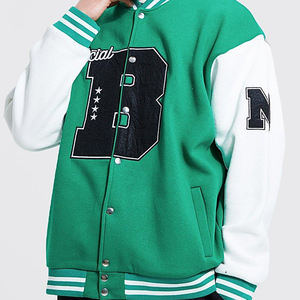 Plus Size Men's Stand Varsity College Jackets Custom Logo Winter Clothes Thin <b>Blankets</b> Wholesale Plain Letterman Varsity Jacket - Product Image 5
