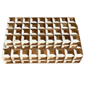 Boîte de rangement de bijoux en bois de conception moderne taille moyenne idéale pour femmes bague colliers boîte de courtoisie fabricant en Inde stockage parfait - Product Image 3