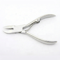 Échantillon Gratuit Coupe-ongles Pédicure en Acier Inoxydable avec Logo Personnalisé, Pince à Ongles de Pied à Ressort et Manche Lisse