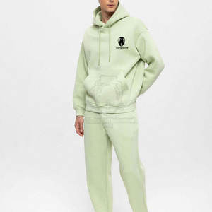 Servicio OEM al por Mayor, Trajes Deportivos de Forro Polar para Hombre, Diseño de Primera Calidad, Ligeros, de Color Sólido, con Capucha - Product Image 5