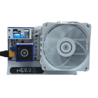 Perangkat Komputasi Desktop Berkinerja Tinggi NerdQX1 8T 140W BM1370 Chip dengan Layar LCD dan Pendinginan Efisien