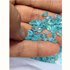 1480 piezas de apatita azul natural 4x3 5x3 6x4 7x5 8x6mm pera ovalada Marquesa faceta 520 Cts lote Iroc ventas corte de piedras preciosas sueltas US $156 - Product Image 2