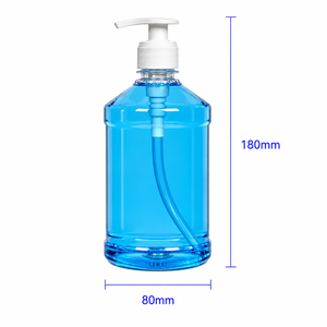 550ml for PET Recyclable Plastic <b>Pump</b> <b>Bottle</b> for Hand Soap Sanitizer Lotion and Household Liquid Packaging Flakon Brand - Product Image 1