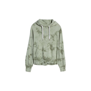 Sudadera con capucha desgastada bordada con apliques personalizados, jersey con diamantes de imitación y cremallera, lavado con ácido, ropa de calle lavada Vintage para hombre, Sudadera con capucha - Product Image 6