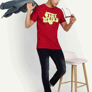 เสื้อยืดพิมพ์ลายพัฟฟ์แบบสบายๆ ออกแบบเองได้ ขายส่งเสื้อผ้าแฟชั่น เสื้อยืดพิมพ์ลายพัฟฟ์สำหรับขายออนไลน์ - Product Image 5