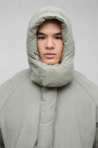 Dernier modèle Veste pour homme avec logo personnalisé Veste matelassée à capuche pour homme matelassée ultra chaude veste coupe-vent à bulles pour l'hiver - Product Image 5