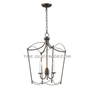 Newest Looking Iron Metal Round Shape Brown Finish Decorative <b>Chandeliers</b> Lamp Luxury Lighting Home Accent - Product Image 4