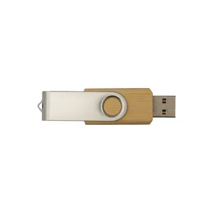 Chiavetta USB Personalizzata in Bambù da 8GB per Uso Promozionale - Product Image 2