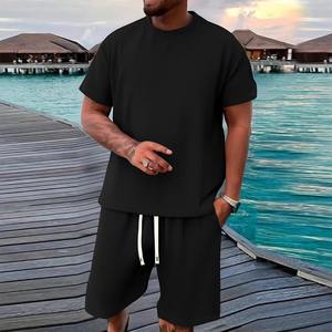 Ensemble short et t-shirt décontracté pour homme, tissu respirant pour le fitness, la course à pied et les activités de plein air au printemps - Product Image 2