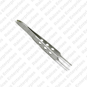 Kualitas Terbaik uskup-boots tisu Forceps operasi mikro CE bersertifikat baja nirkarat instrumen medali Bishop-carton Forceps - Product Image 3