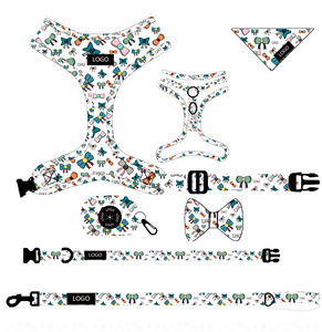 Tunjukkan lead tali kerah Tautan Kuba tali pengikat kabel kucing menghindari bukti jalinan taktis dan set tali kekang kulit asli anjing - Product Image 6