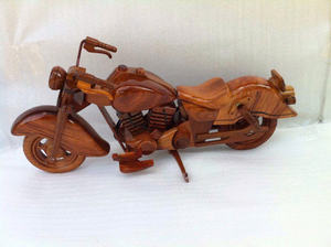 Voiture jouet en bois vintage antique faite à la main unisexe Montessori jouets éducatifs pour les enfants de 2 à 4 ans fabriqués au Vietnam en gros - Product Image 4