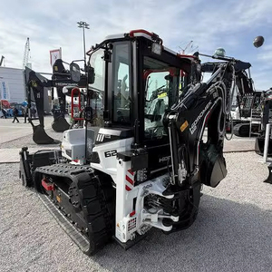 รถตักล้อยางไฮโดรมีค HMK 62T แบบตีนตะขาบขนาดเล็ก |   ห้องโดยสารตามหลักสรีรศาสตร์พร้อมระบบควบคุมด้วยจอยสติ๊ก |   รถตักตีนตะขาบแบบหลายอุปกรณ์เสริมสำหรับขาย - Product Image 1