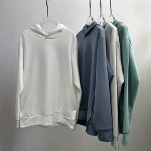 Polyester/Cotton <b>Blend</b> Fleece Boxy Fit Hoodie Sweatshirt Mens Blank Heavyweight High Quality Custom Logo Pullover Spring - Product Image 1