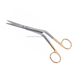 HEYMAN-Tijera manual para tabique nasal, 18cm, hoja de acero inoxidable y carburo de tungsteno, base de instrumento quirúrgico TC - Product Image 1