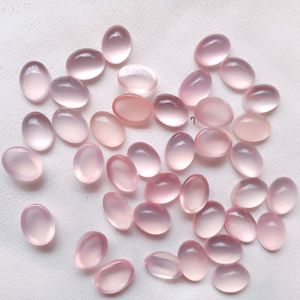 พลอยหลังเบี้ยทรงรีผลิตจากหินโรสควอตซ์ชุบโรสควอตซ์ทำด้วยมือคุณภาพสูงทำจาก100% - Product Image 4