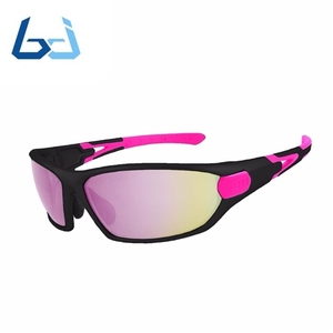 Borjye J115-gafas de sol deportivas para exteriores, lentes de sol ligeras y resistentes al impacto, color rosa, TR90 - Product Image 1