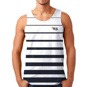 Camiseta sin mangas para hombre de diseño personalizado de alta calidad 2025, ropa deportiva transpirable, camisetas de gimnasio personalizadas para hombre - Product Image 3