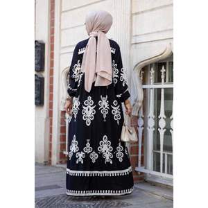 Irina <b>Viscose</b> <b>Hijab</b> Dress Black - Product Image 4
