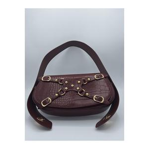 Borsa a mano e tracolla da donna con manico regolabile in pelle verniciata