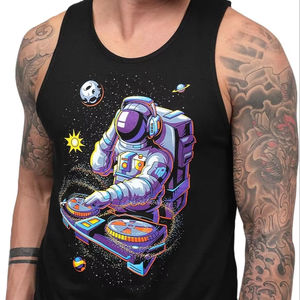 Débardeurs en tricot décontractés respirants personnalisés pour hommes Chemises musclées sans manches pour la plage Cocotier - Product Image 1