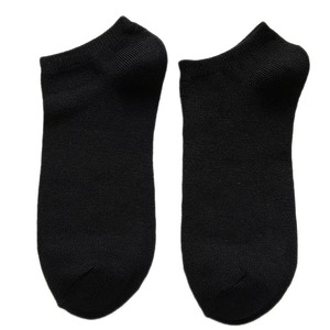 No Show Chaussettes Unisexe Plaine Couleur Unie Noir Blanc D'été Chaussettes Personnalisées En Vrac Du Pakistan Fabricant chaussettes de Sport - Product Image 4
