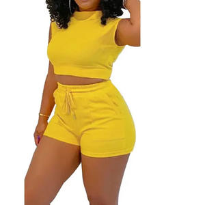 ชุดออกกำลังกายสองชิ้นแบบใหม่ใส่ได้ทั้งแบบธรรมดาและแบบเหนือเข่าชุดออกกำลังกายแบบปรับแต่งได้คุณภาพสูง - Product Image 2