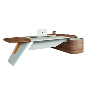 Escritorio de Oficina Extensible de Madera Moderno, Diseño Simple, Fácil Montaje, para Directores, Gerentes y Ejecutivos, Muebles de Oficina para Computadora - Product Image 4